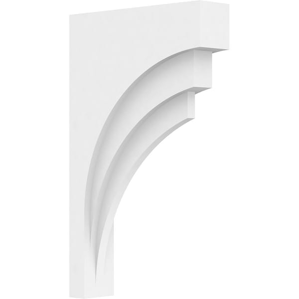 Ekena Millwork Standard Rockford Architectural Grade PVC Corbel, 2"W x 8"D x 13 3/8"H CORP02X08X13ROC - main
